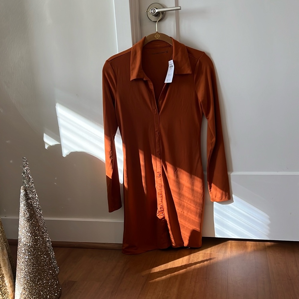 Bodycon polo dress